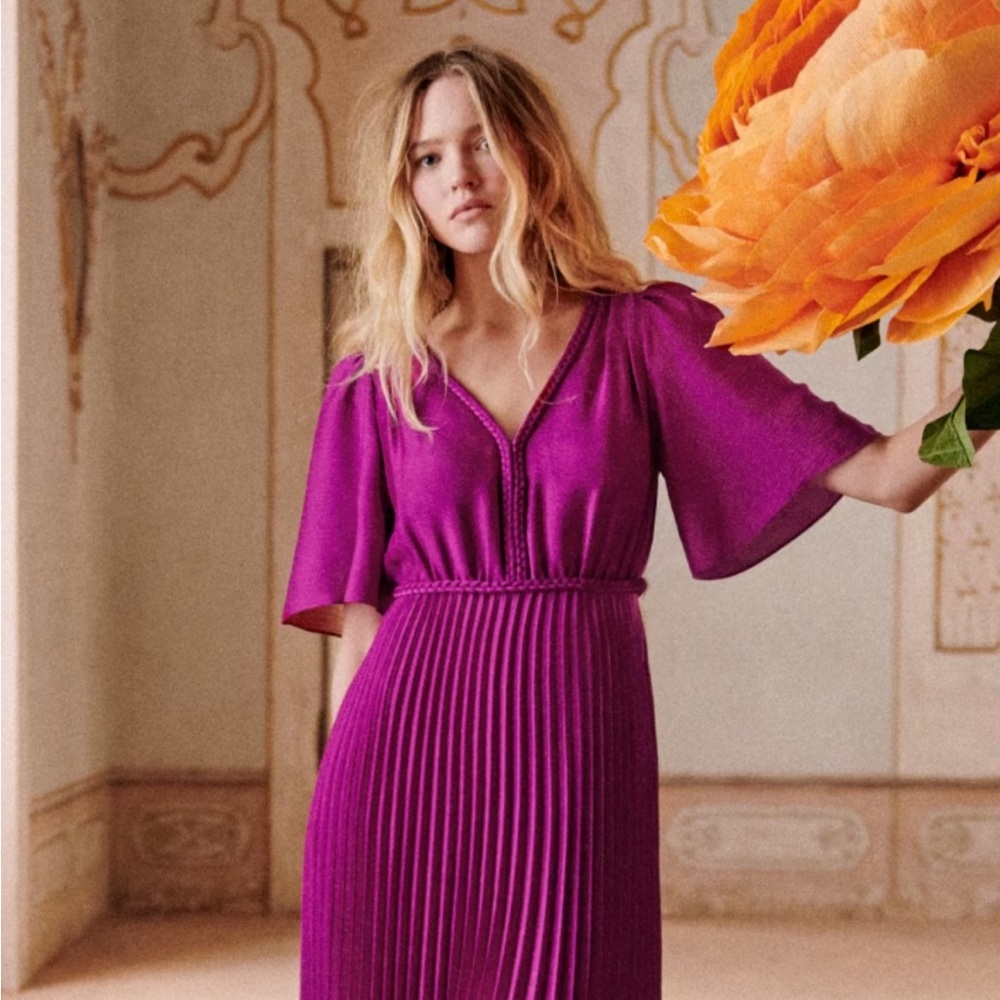 Sezane Midi Florencia Dress - Size 36